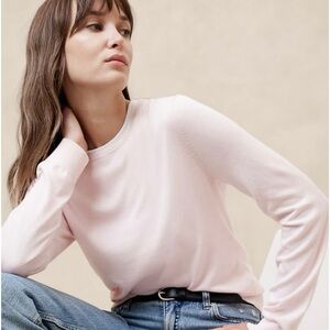 Banana Factory Pink forever sweater! XS NWT